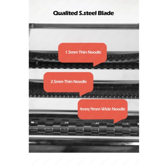 FKM140-1R Mesin Pembuat Mie Listrik Pembuat Pasta Penggulung Adonan Mesin Pemotong Mie